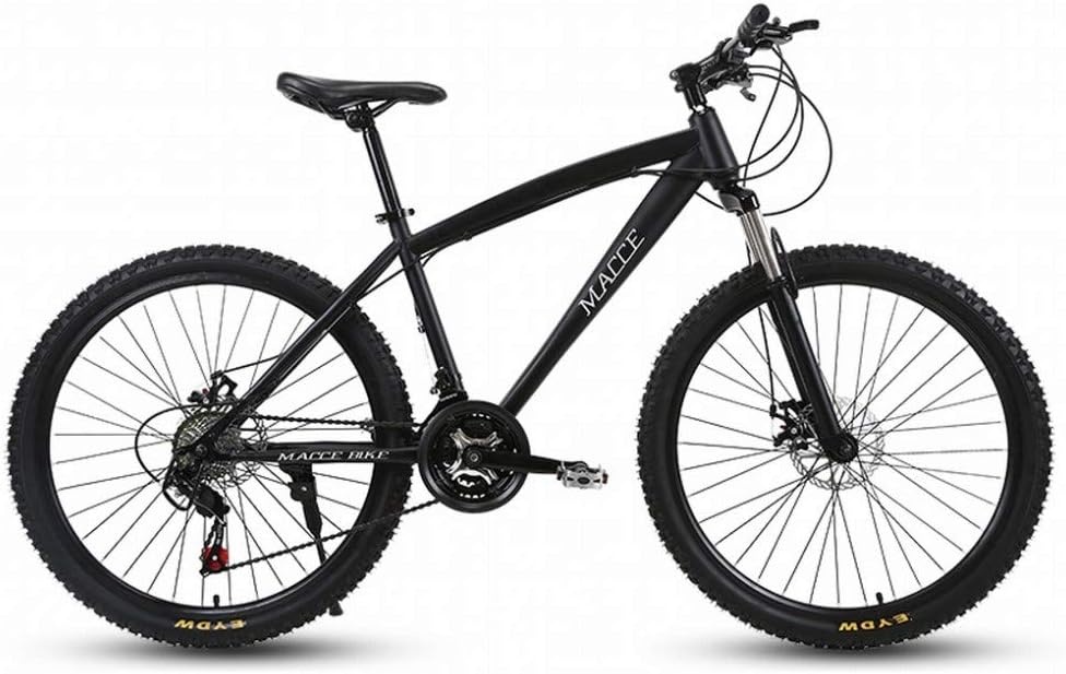 MU Fahrrad Männlich Mountainbike Offroad-Doppelscheibenbremse Mit Variabler Geschwindigkeit Männer Und Frauen Junge Studenten Einer Raddrehzahl Licht Fahrrad,E,24 Inches