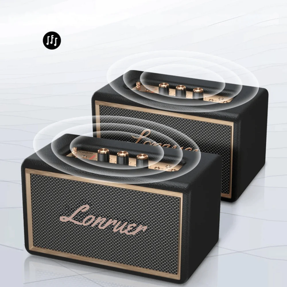 Lonzuer 80W Class D Wireless Speaker | Powerful Sound that Excites