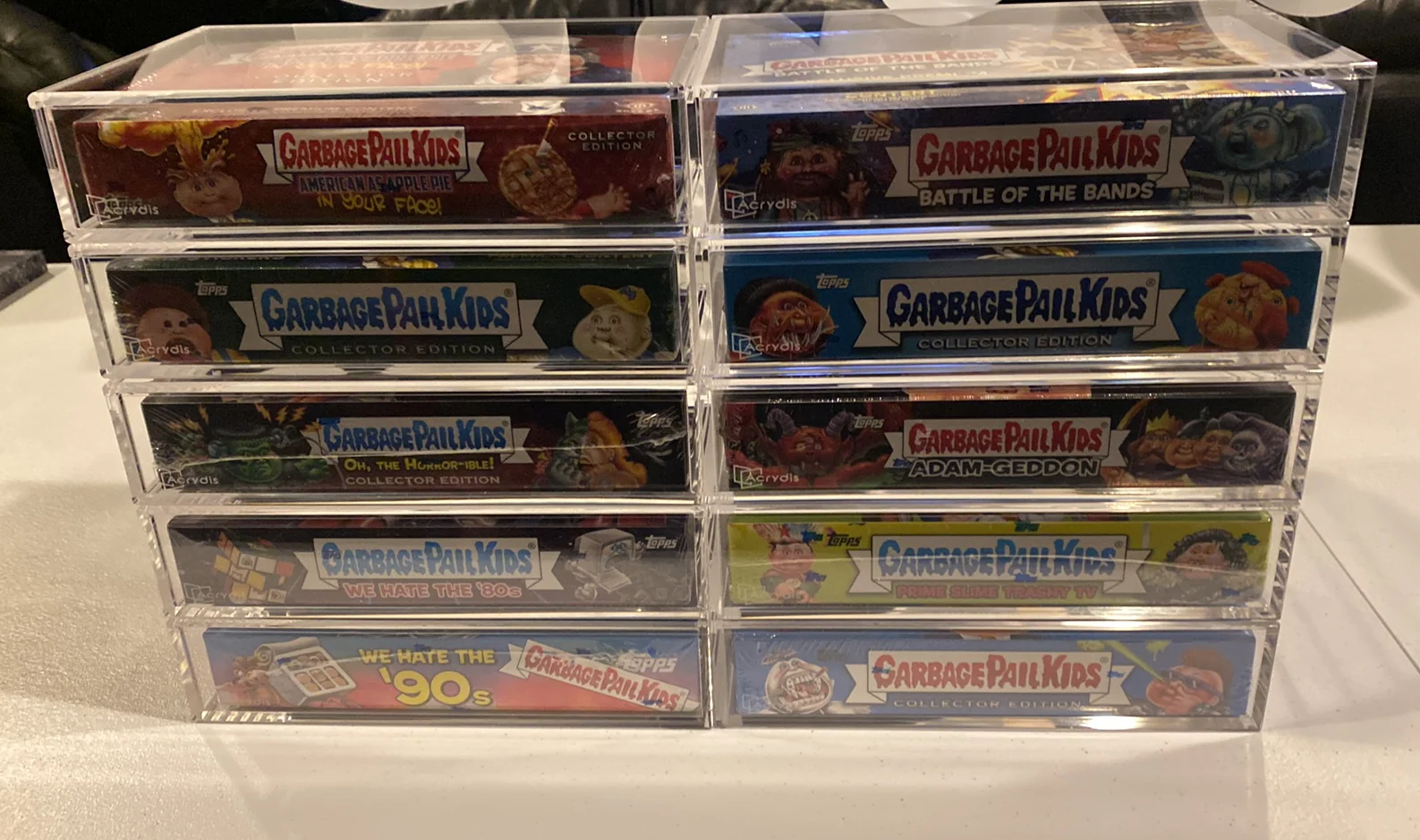 Acrylic Protective Box For Topps Garbage Pail Kids Collector Edition Hobby Box (AAAP - Bookworms - 30th etc.)