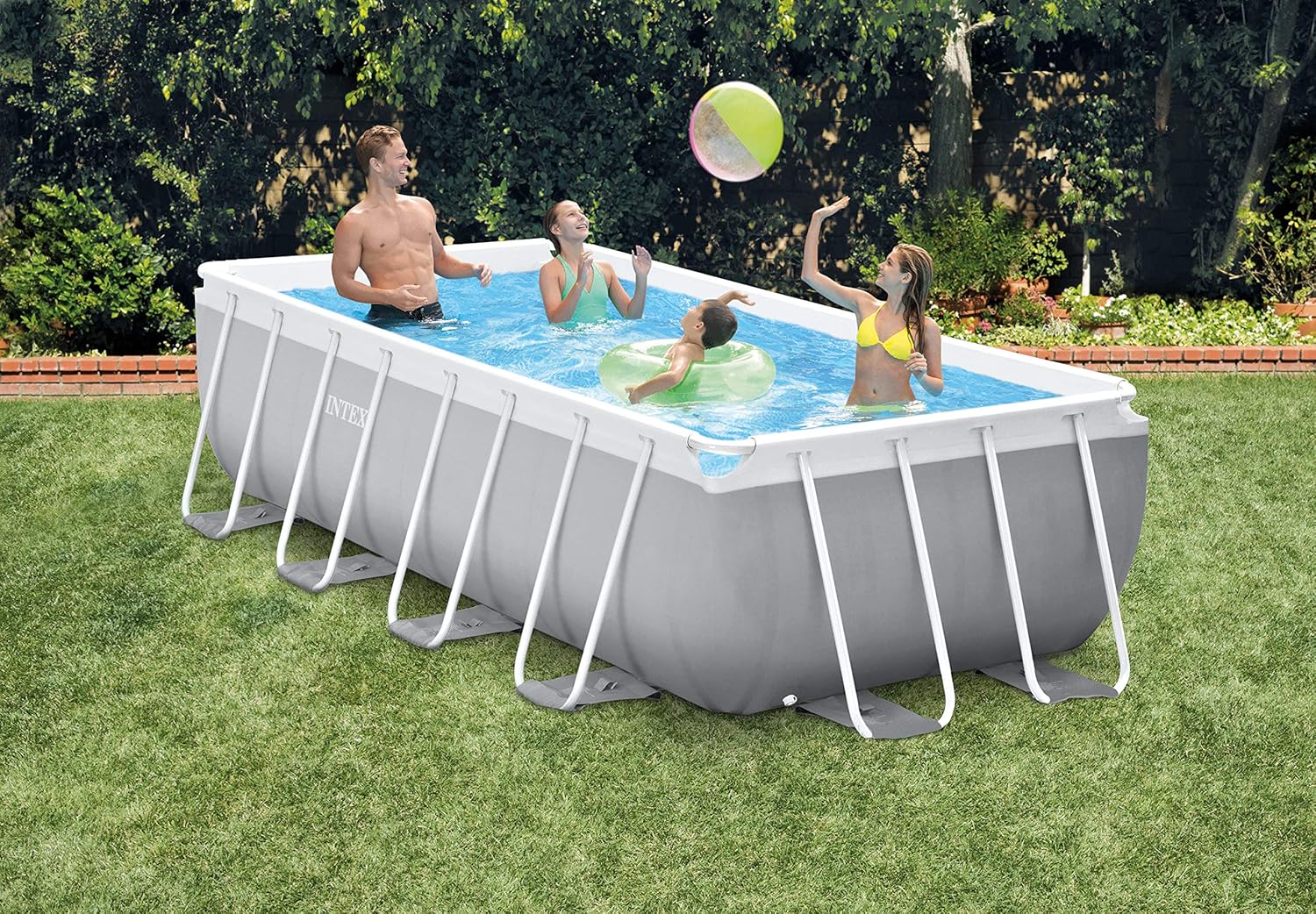 4M X 2M X 1M Prism Frame Rectangular Pool Set