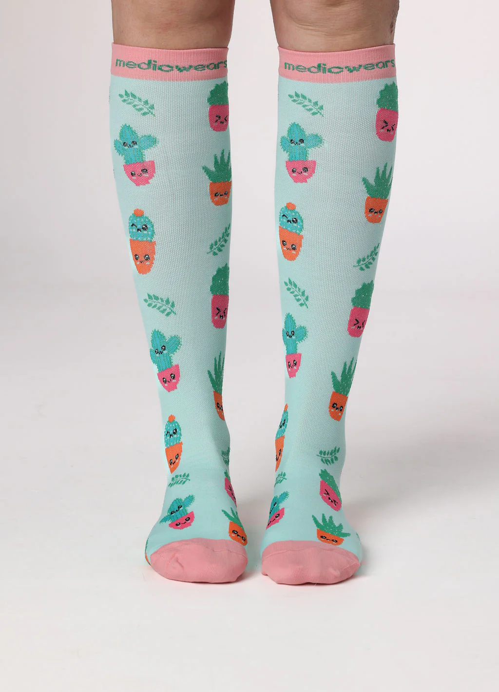 Cactus Patch Compression Socks