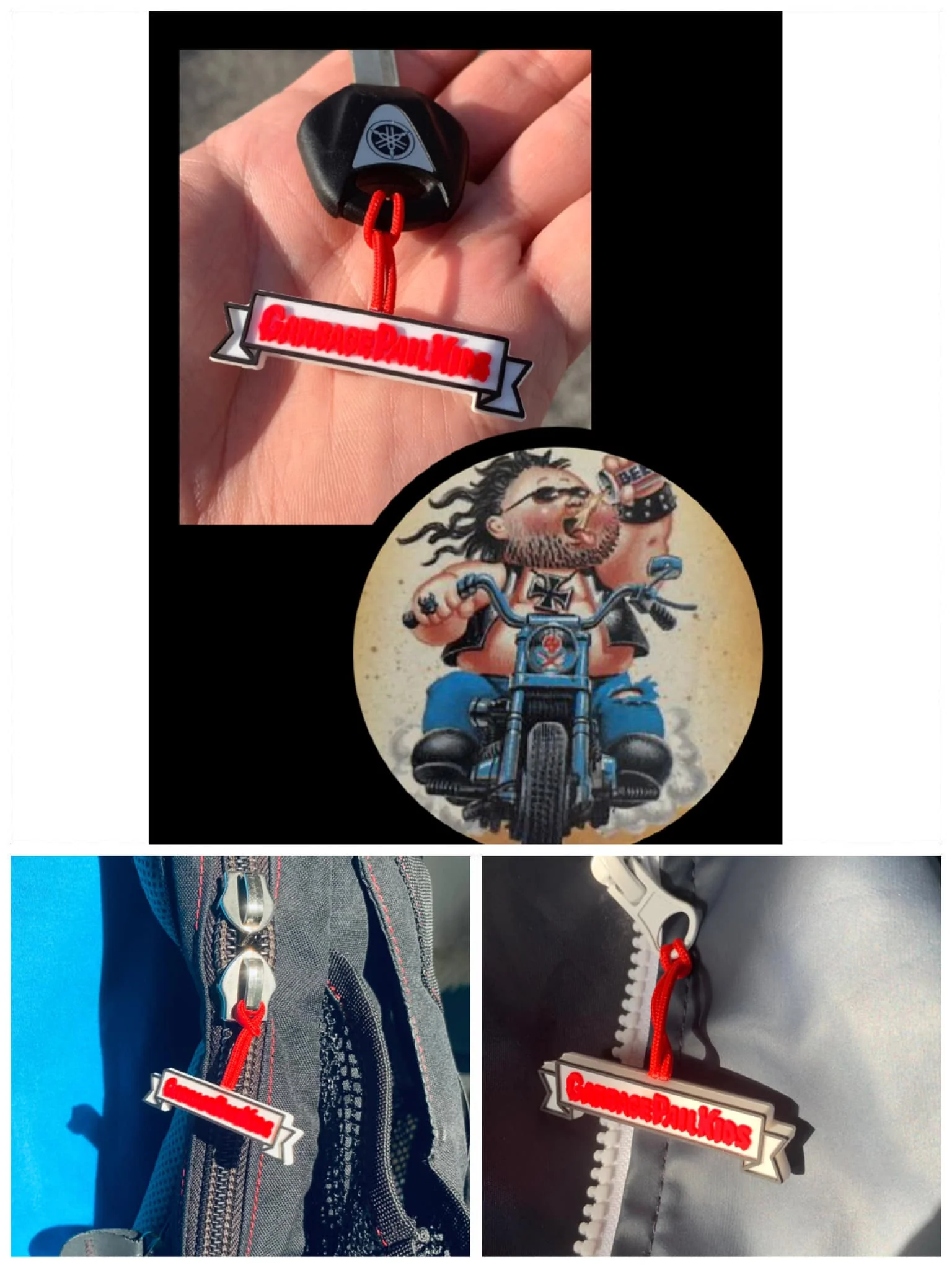 Garbage Pail Kids BANNER - ZIPPER PULLER