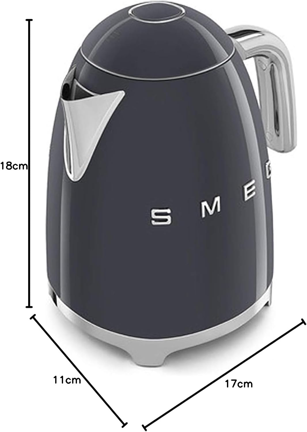 Smeg, 2x2 TSF01CREU -Toaster, 2 Schlitze für 2 Scheiben, 6 Vergoldungsniveaus, Heizfunktion, Abtau- und Bagel- Funktion, Sammelschublade, 950W, Creme