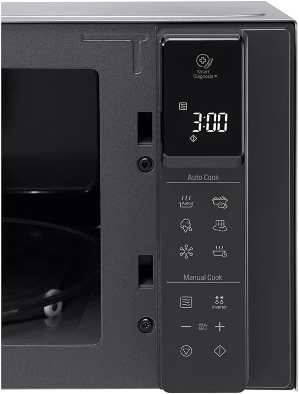 LG Electronics MS 2595 CIS Mikrowelle / 47.6 cm/Eco On Energiesparmodus/silber