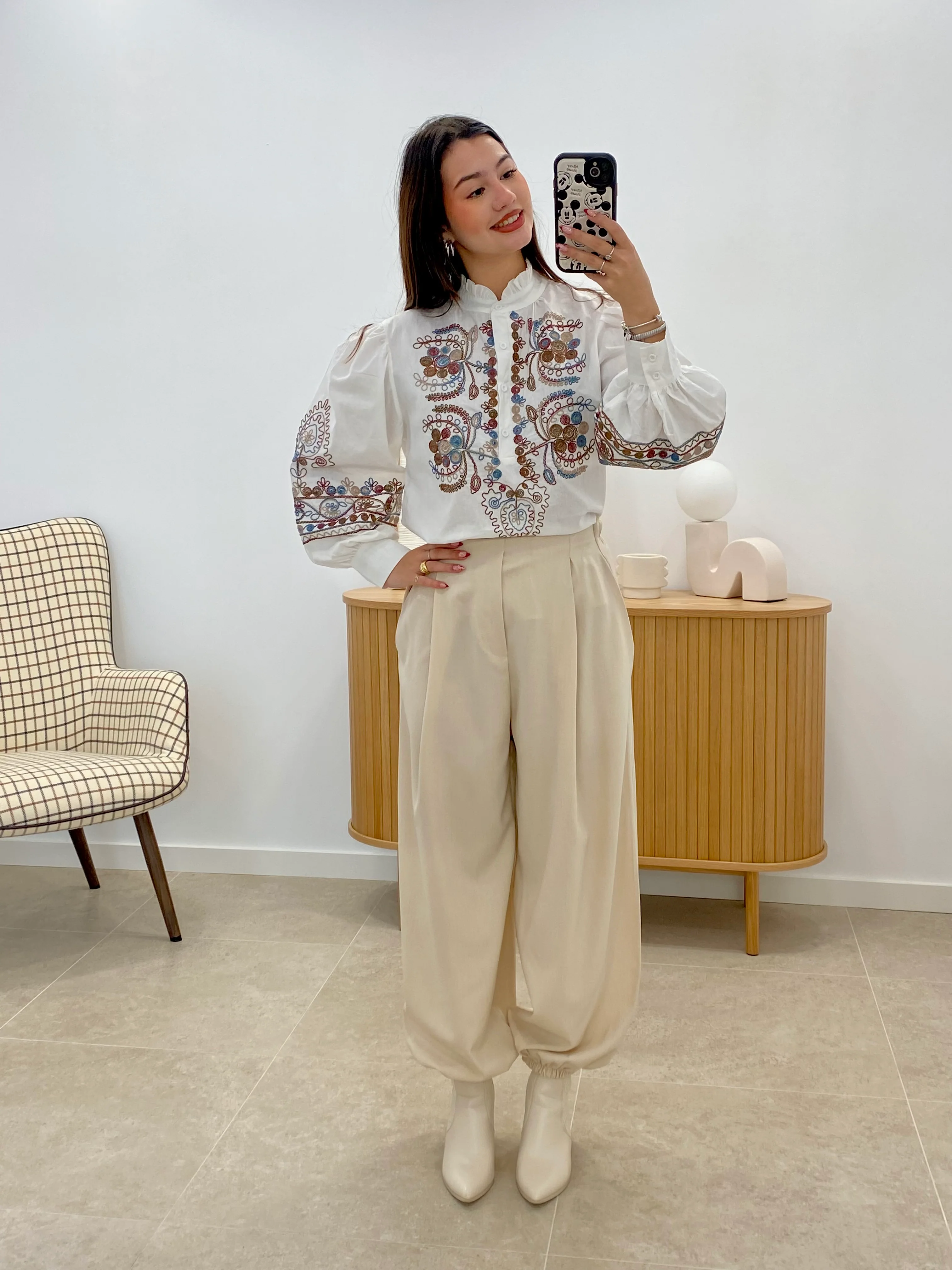 CAMISA BORDADA VALERIA