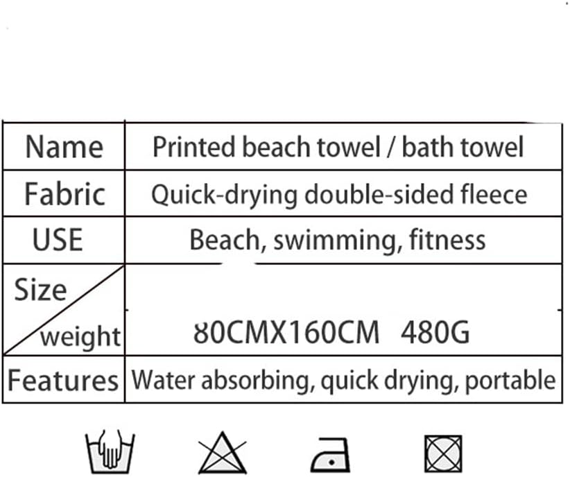 LiChA 2pc Quick Dry Beach Towel Cushion Microfiber Bath Towels Yoga Mat Sport Swimming Towels