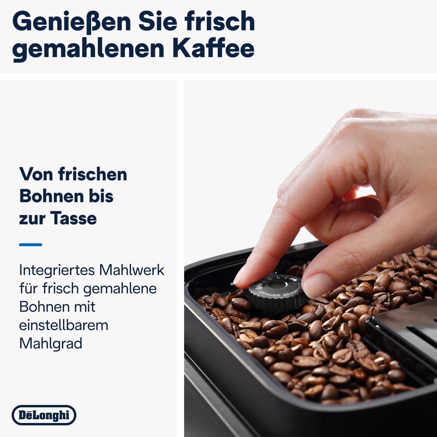 De'Longhi Magnifica Evo Next ECAM312.80.TB, Kaffeevollautomat mit 13 Getränken (Cappuccino, Espresso, Latte Macchiato), 2,4'' TFT Farbdisplay, LatteCrema Milchsystem, 2-Tassen-Funktion, Titan
