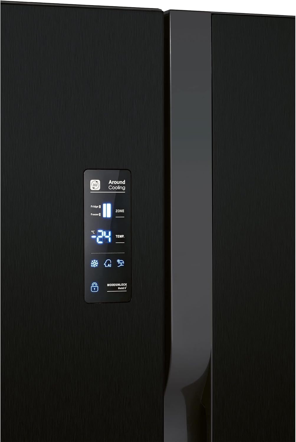 Bomann® Kühlschrank mit Gefrierfach | No-Frost Gefrierteil | 186cm Kühlschrank | 39dB | Kühl Gefrierkombination mit MultiAirflow | 320L | Kühl Gefrierkombination No-Frost | KG 7361 schwarz-inox