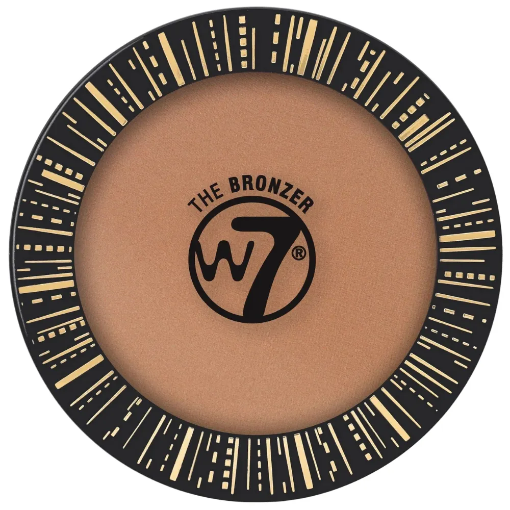 W7 Matte Bronzer - Bronze Tan Bronzing Pressed Powder Compact