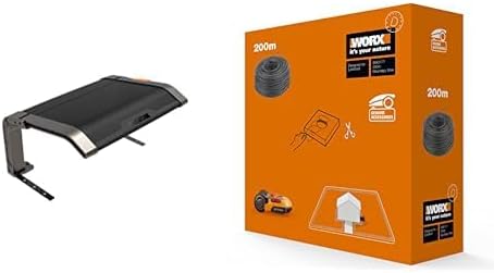 WORX WA0810 Garage für Mhroboter – Klappbare berdachung für alle Landroid S, M und L Modelle (nicht für VISION) - Schutz vor Wind, Laub, Niederschlag & Sonneneinstrahlung - einfacher Aufbau
