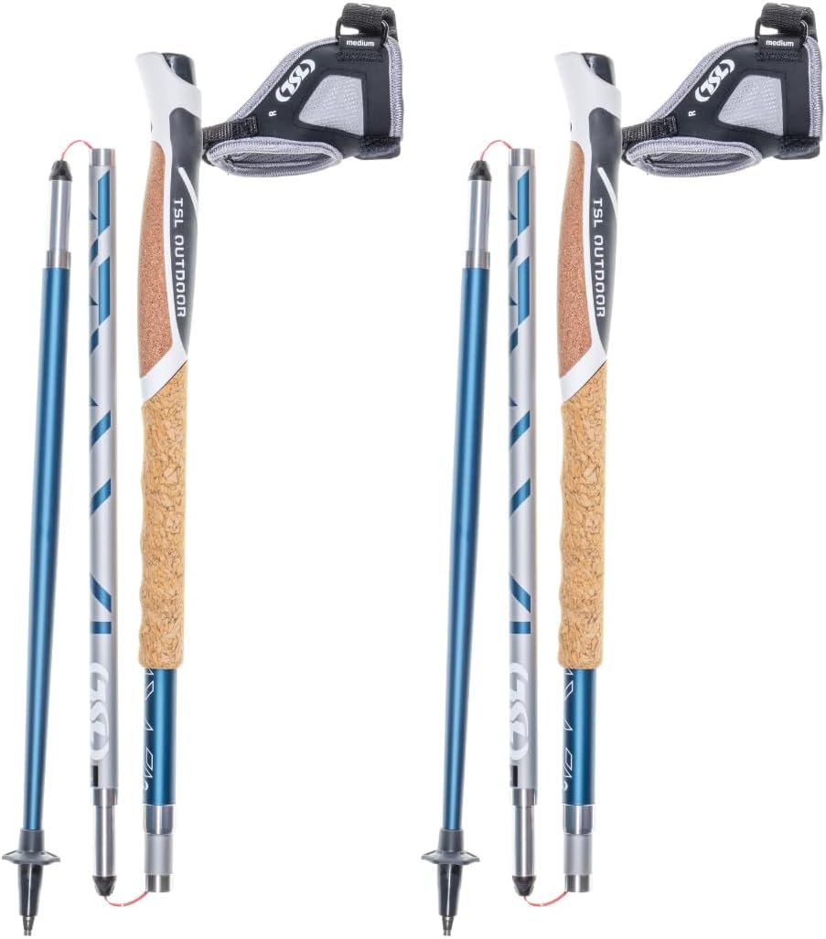 TSL Trail ALU 4 Cork Cross Azur-130 cm