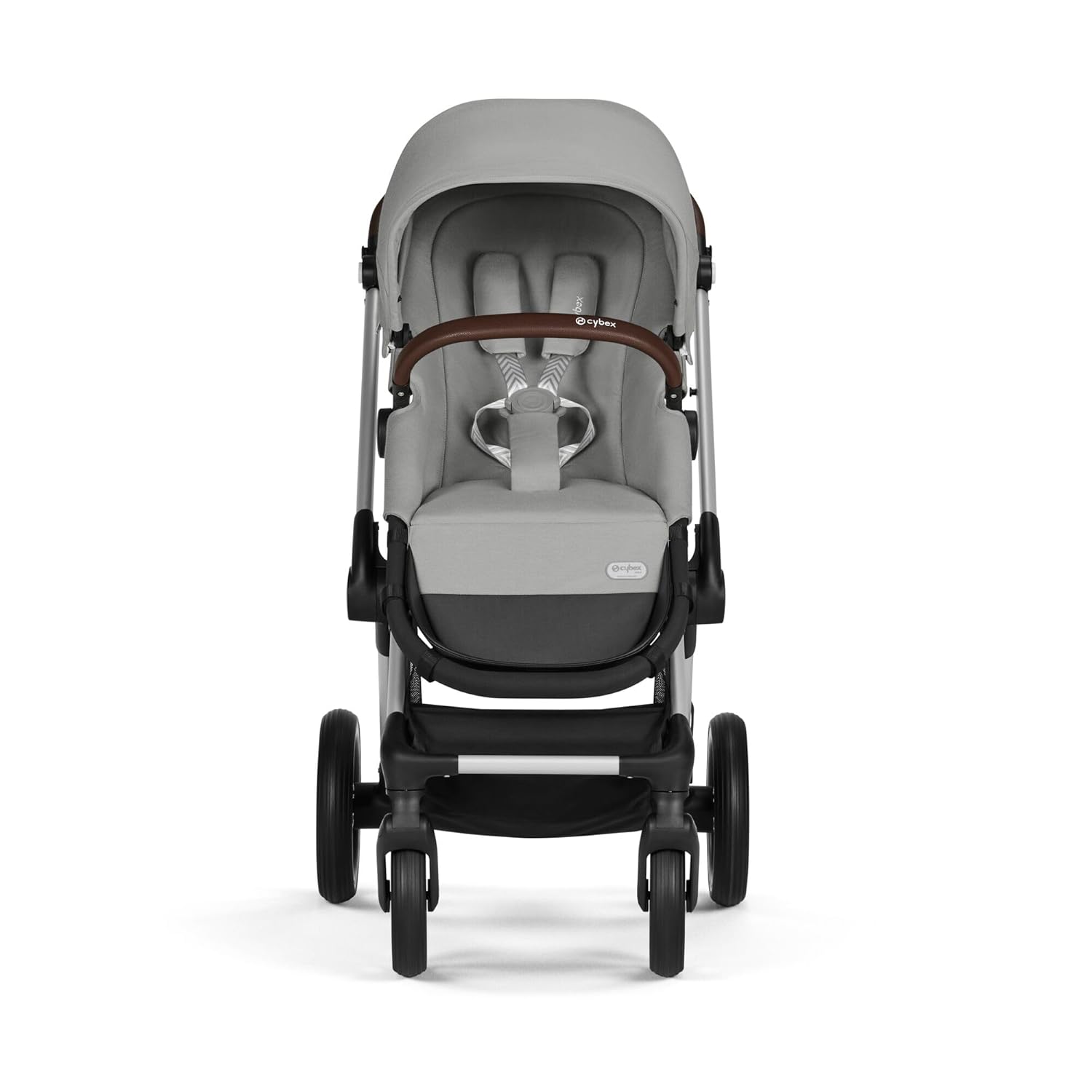 CYBEX Gold Kinderwagen EOS Lux 2-in-1, Reisesystem, Ab Geburt bis 22 kg (ca. 4 Jahre), Moon Black