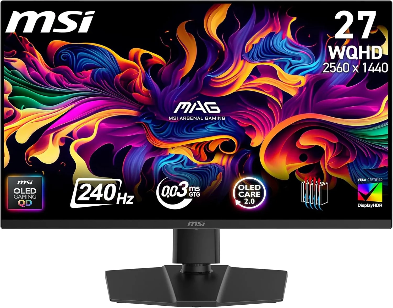 MSI MAG 273QP QD-OLED X24 Gaming Display 26,5