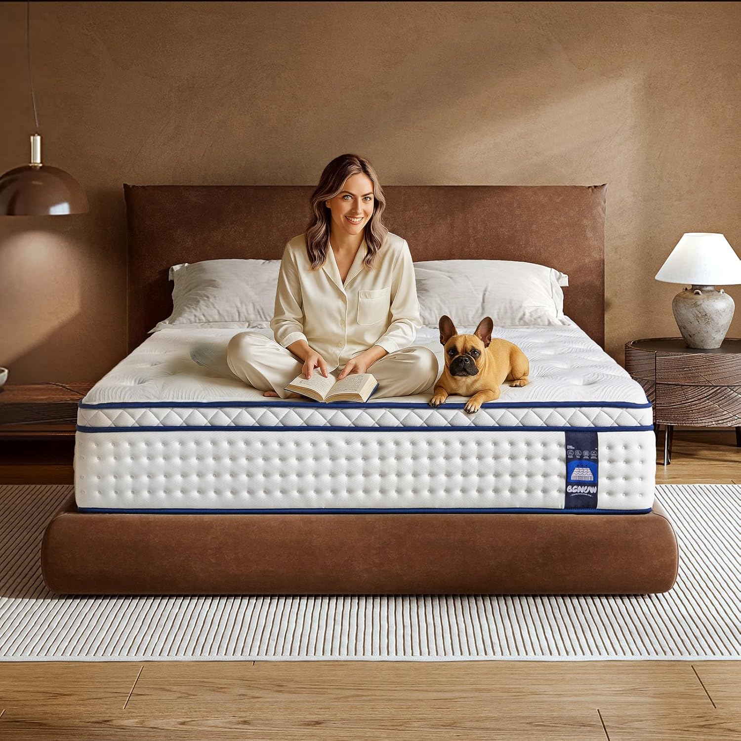 King Size 14-Inch Hybrid Mattress – Medium Firm Support