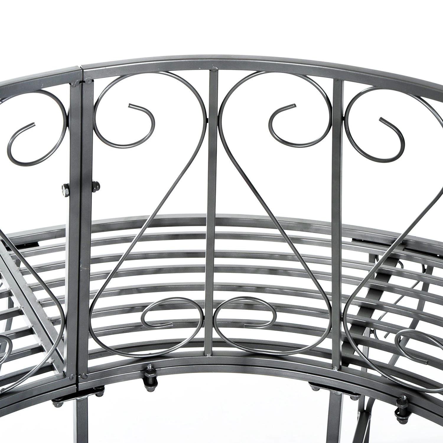 360�� boombank ronde bank tuinbank bankje parkbank bankje tuin metaal