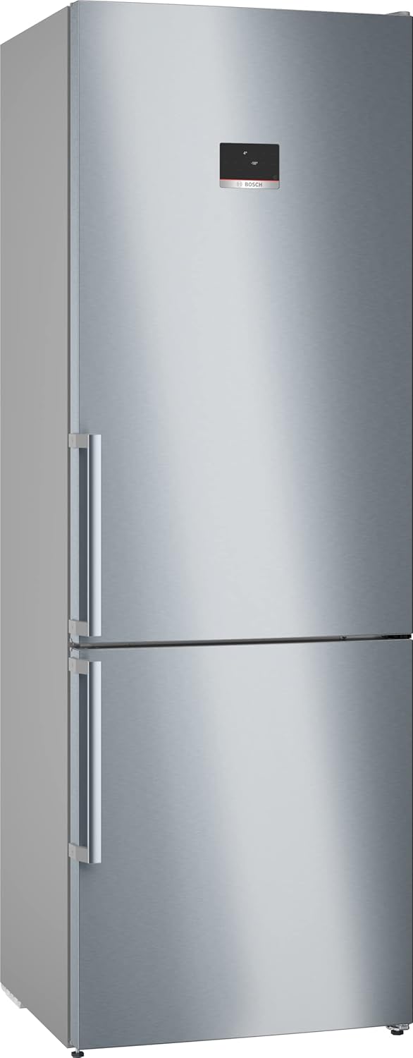 Bosch KGN497ICT, Série 4, Réfrigérateur combiné pose-libre, 440 L, 203 x 70 (H x L), Inox anti trace de doigts