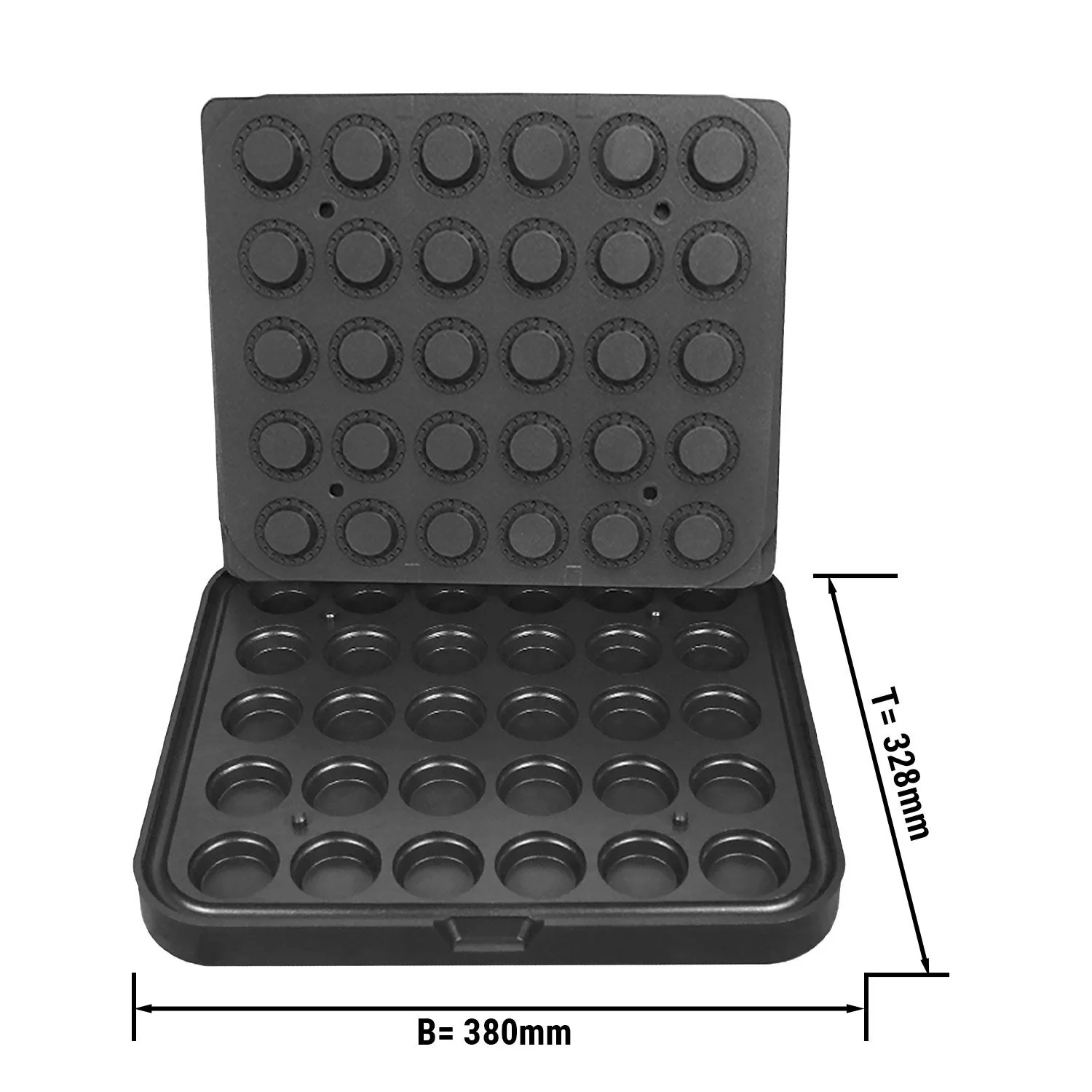Tartelettplater for TMNP - rund form - ? 47 mm - for 30 tarteletts
