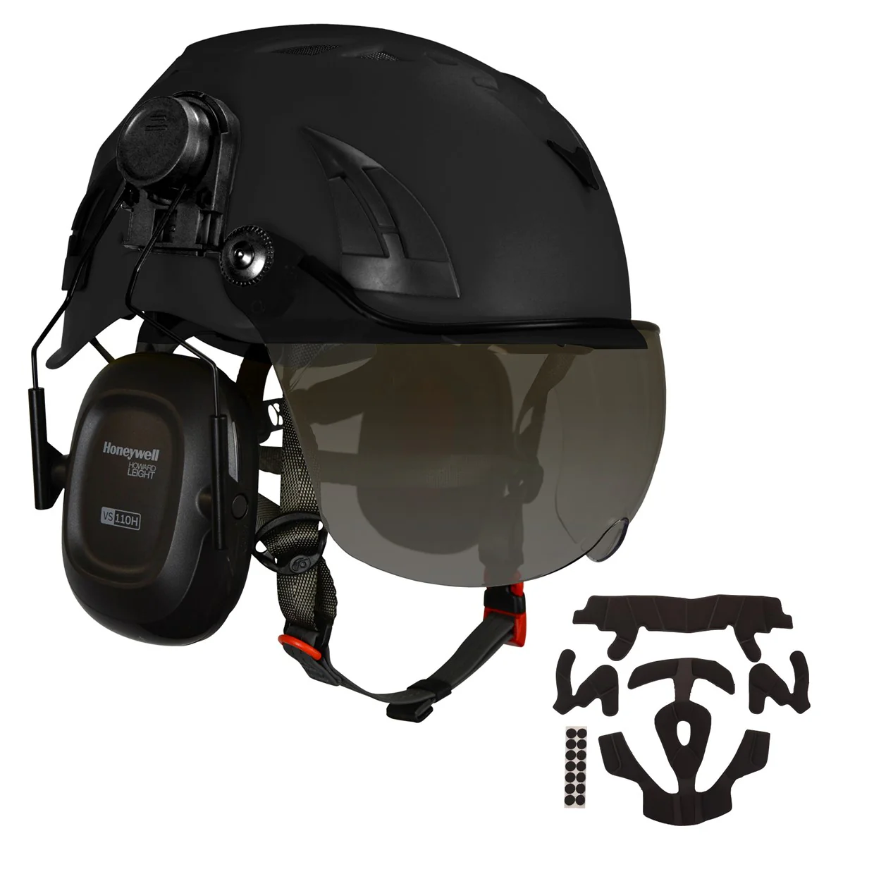 Helmet Kit 4 �C Getinte Vizier, Gehoorbeschermers, Comfort Pads & BIGBEN Ultralite Helm