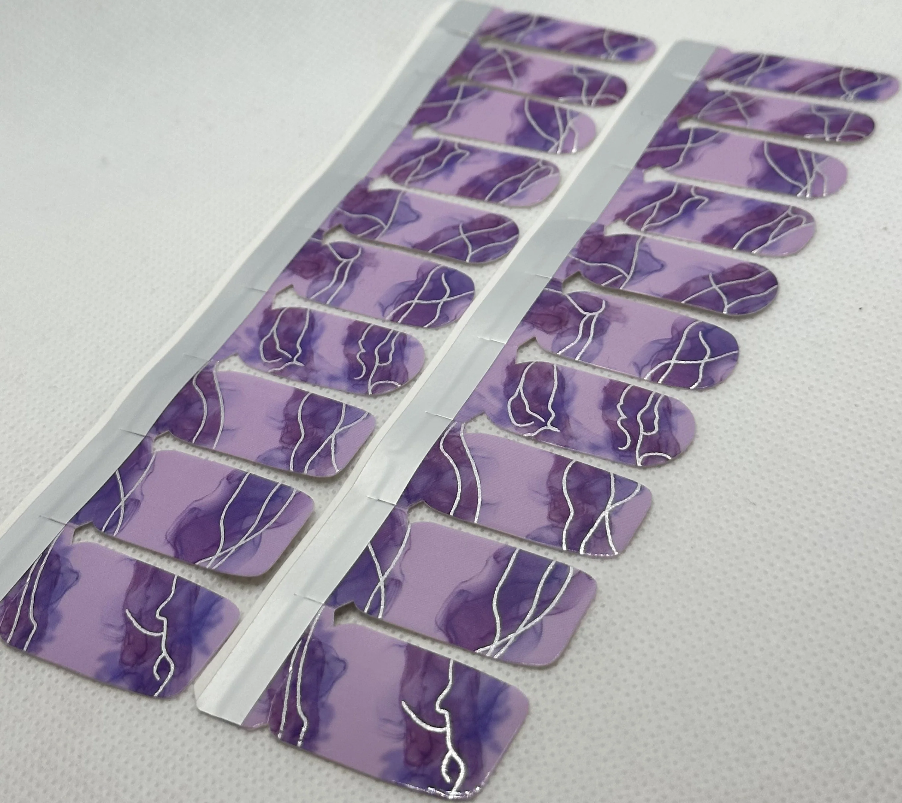 XL Elegant Purple Marble