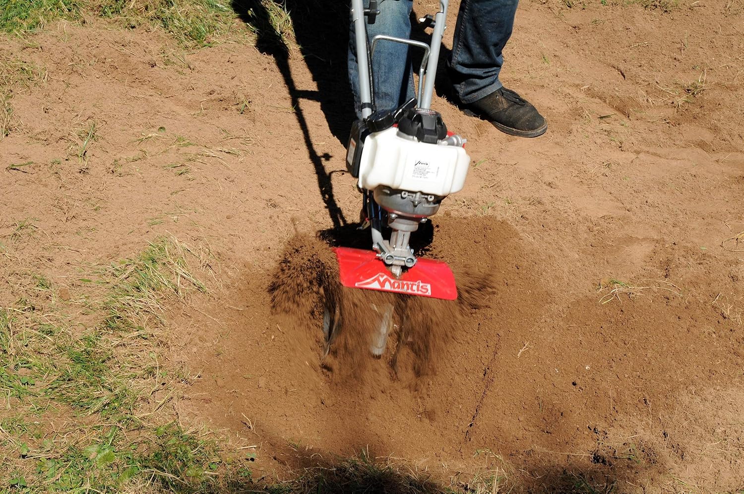 2025 Mantis Gas Rode Metalen Cultivator van 25cc met 4-Takt Honda Motor, Model 7940