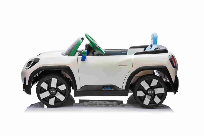 Mini Cooper Aceman 12v Kids Electric Ride on Car With Remote - White