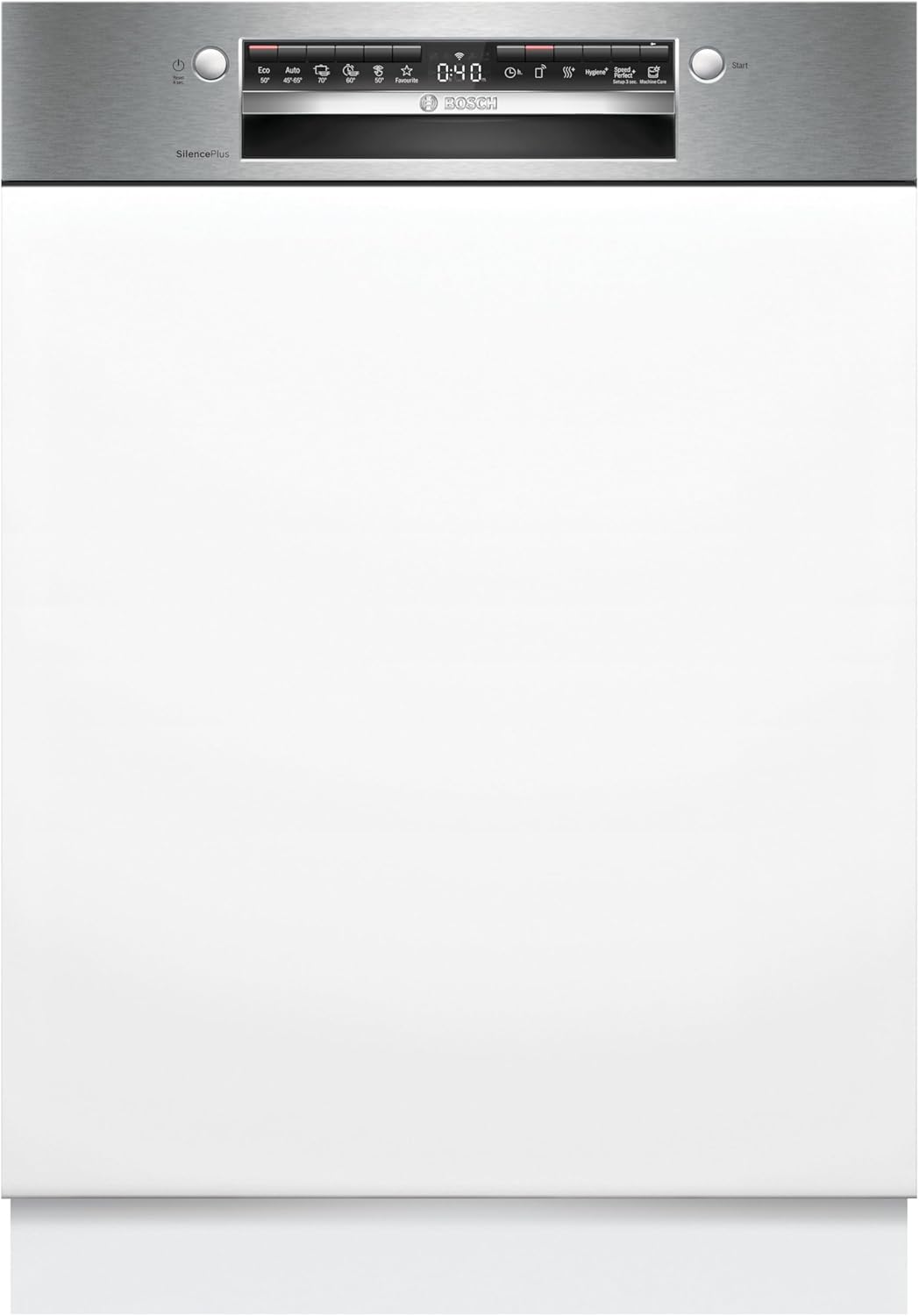 Bosch SMV4ETX08E, Serie 4, Smarter Geschirrspüler Vollintegriert 60 cm, Besteckkorb, Spülmaschine mit Programmassistent, besonders Leise, Rackmatic, Automatische Türöffnung, InfoLight, AquaStop
