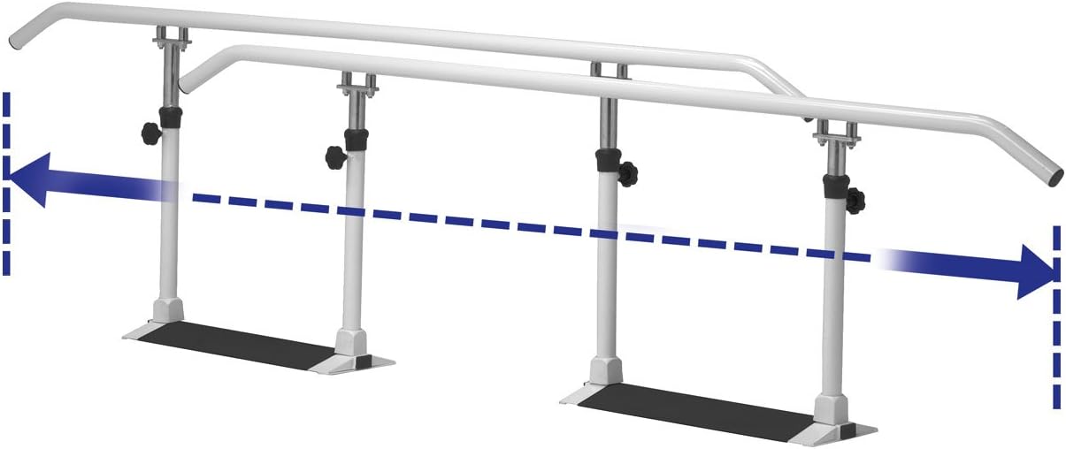 Sport-Tec Gehbarren Standard Barren Stufenbarren, Holmenlänge 2,5 m aus Metall
