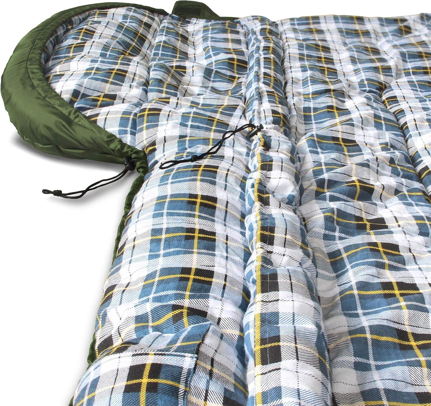 normani 4-in-1-Funktion Extrem Outdoor Schlafsack 'Antarctica' aus Nylon Rip-Stop mit 500 + 250 g/m² Hollow Fiber Füllung 220 x 90 cm