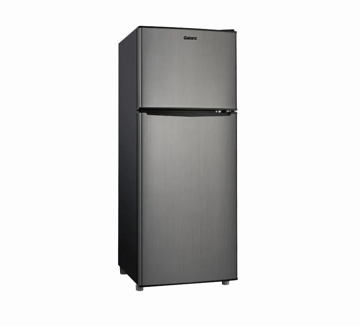 4.6. Cu ft Two Door Mini Refrigerator with Freezer, Stainless Steel