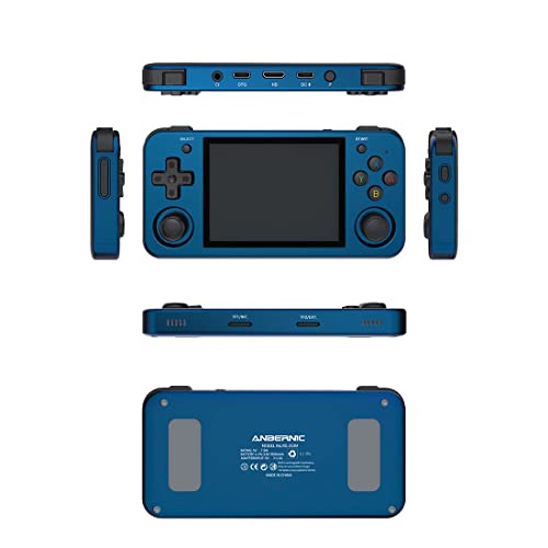 Console di gioco portatile, RG353M, 8,9 cm, 16G 64G, console di gioco portatile con 15000 giochi, regali per bambini e adulti (blu) : Giochi e giocattoli