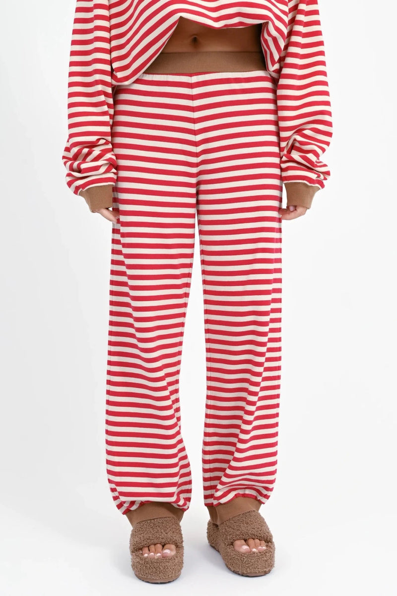 Dame Gina Tricot Striped Soft Trousers