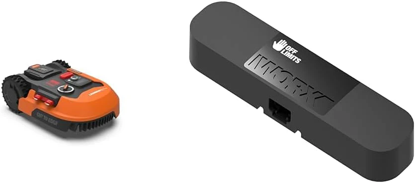 WORX Landroid M WR141E robotmaaier/accugrasmaaier voor kleine tuinen tot 500 m2/zelfrijdende grasmaaier voor een nette gazonsnit, veelkleurig