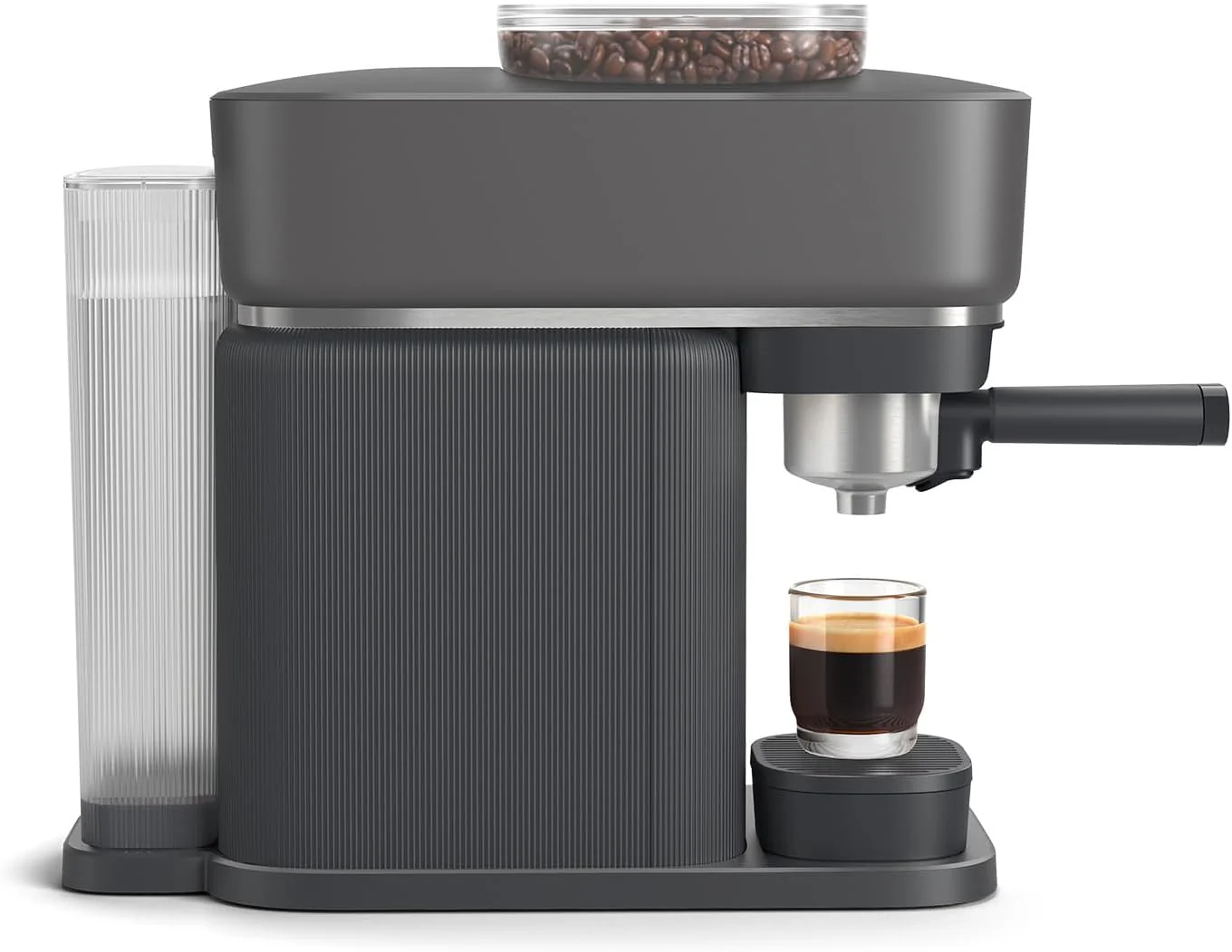 Philips Baristina Espressomaschine - Real Espresso- made simple. Kompakte Kaffeemaschine- Naturwei? mit wei?em Siebtr?ger- 16-bar-Pumpendruck- automatisches Mahlwerk- Cafe Crema (BAR300/00)