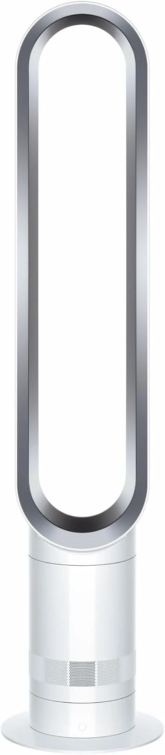 Cool™ Ventilador de torre (AM07) Air Multiplier™, ventilador sin aspas potente con tecnología Air Multiplier™ (Blanco/Plata)