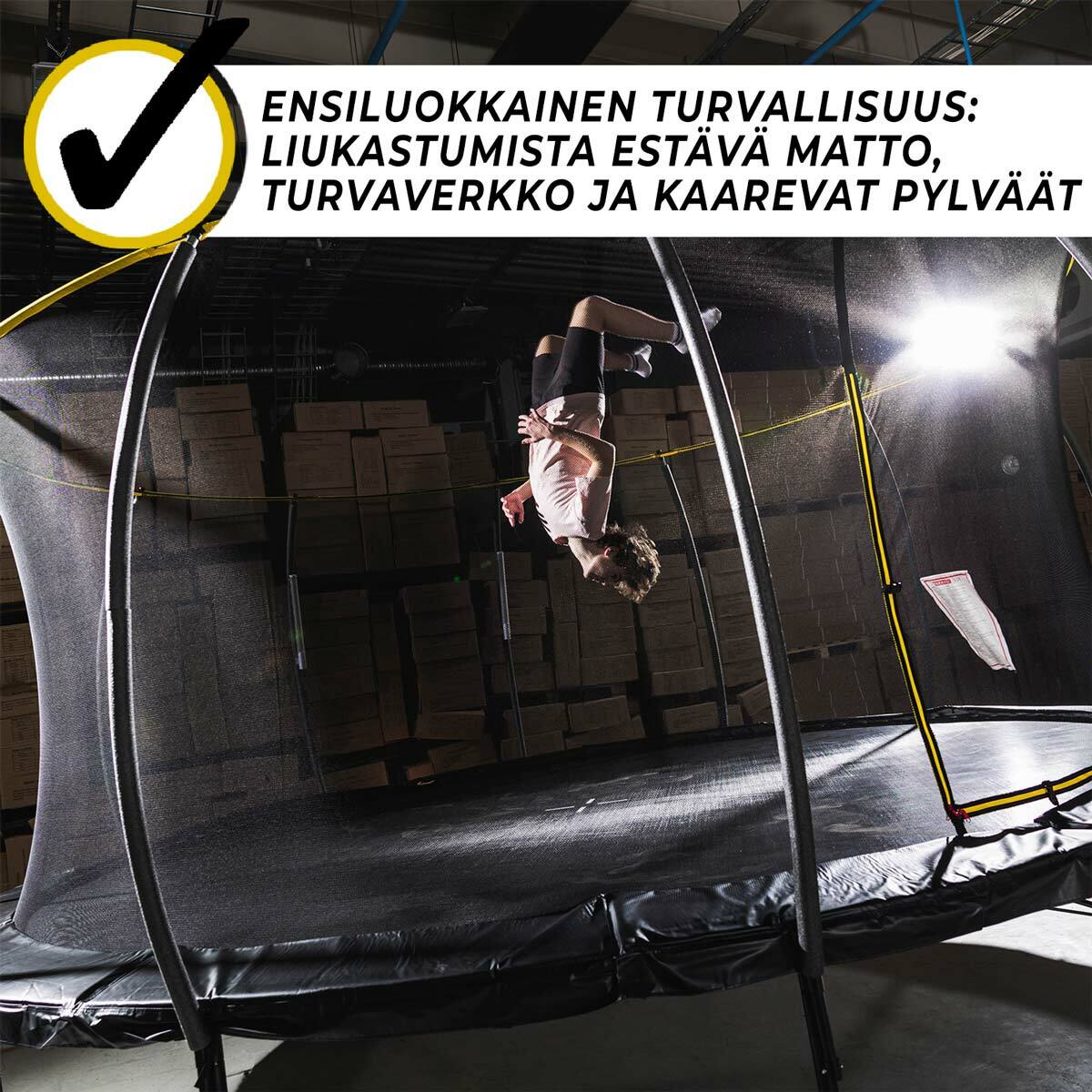 Stratos Trampolin 3,66 m mit Sicherheitsnetz
