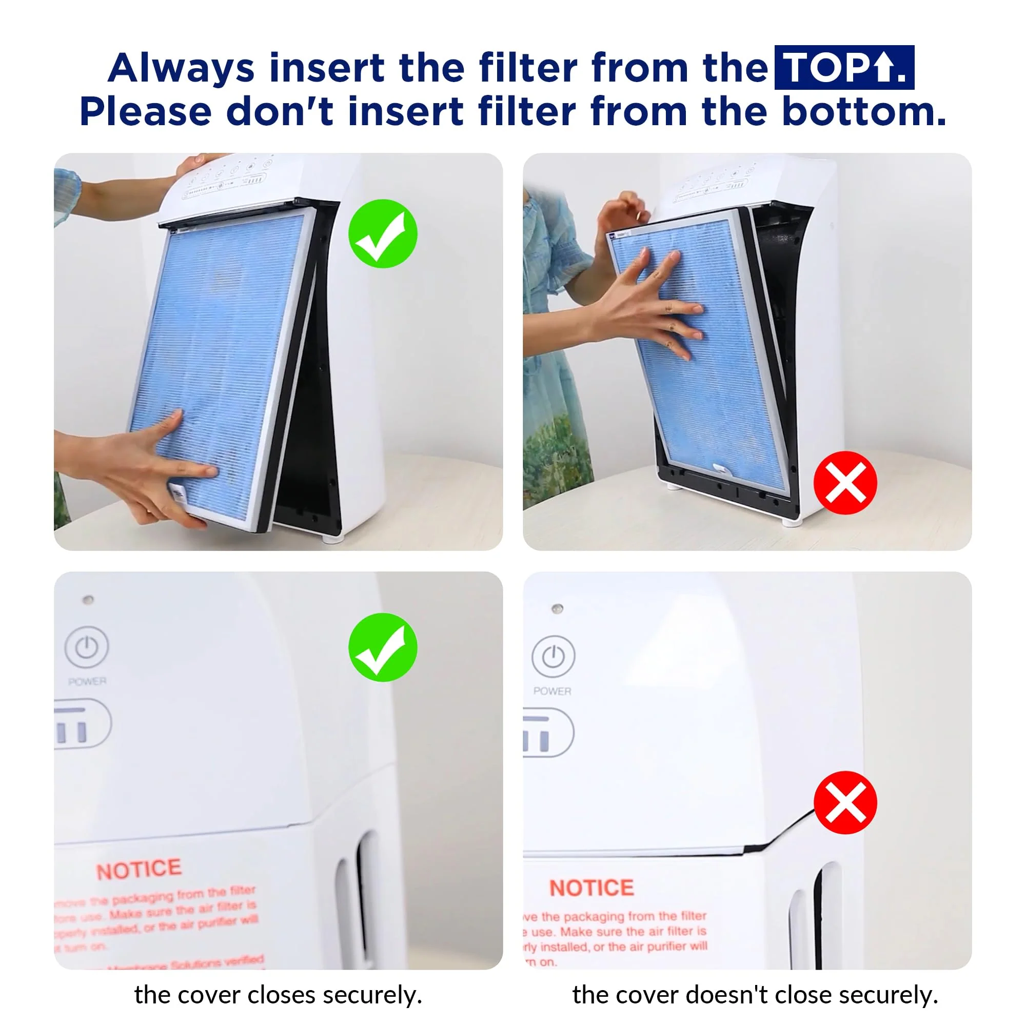 Membrane Solutions MSA3 Air Purifier for Home, Room Up to 1590 sq ft.