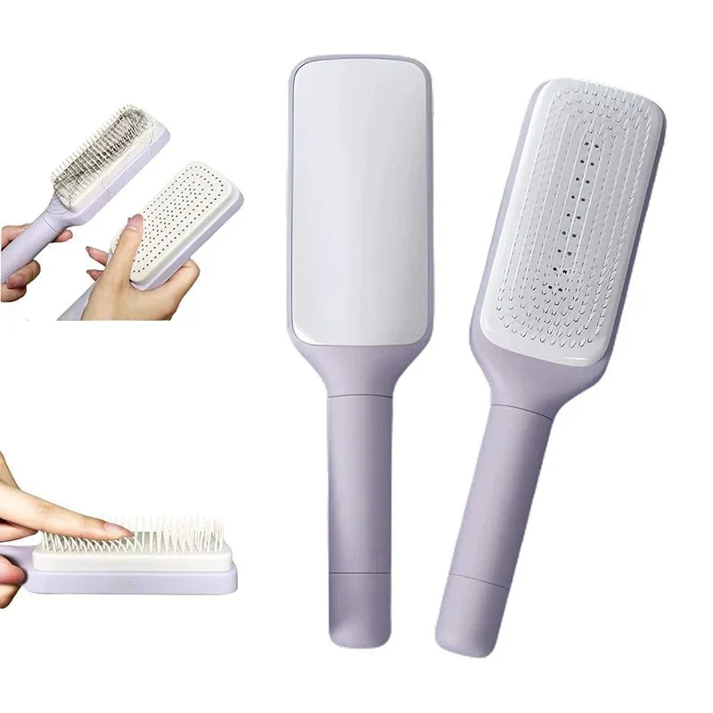 Hairbrush Pro | Geniet elke keer van schoon, klitvrij haar met de zelfreinigende haarborstel!