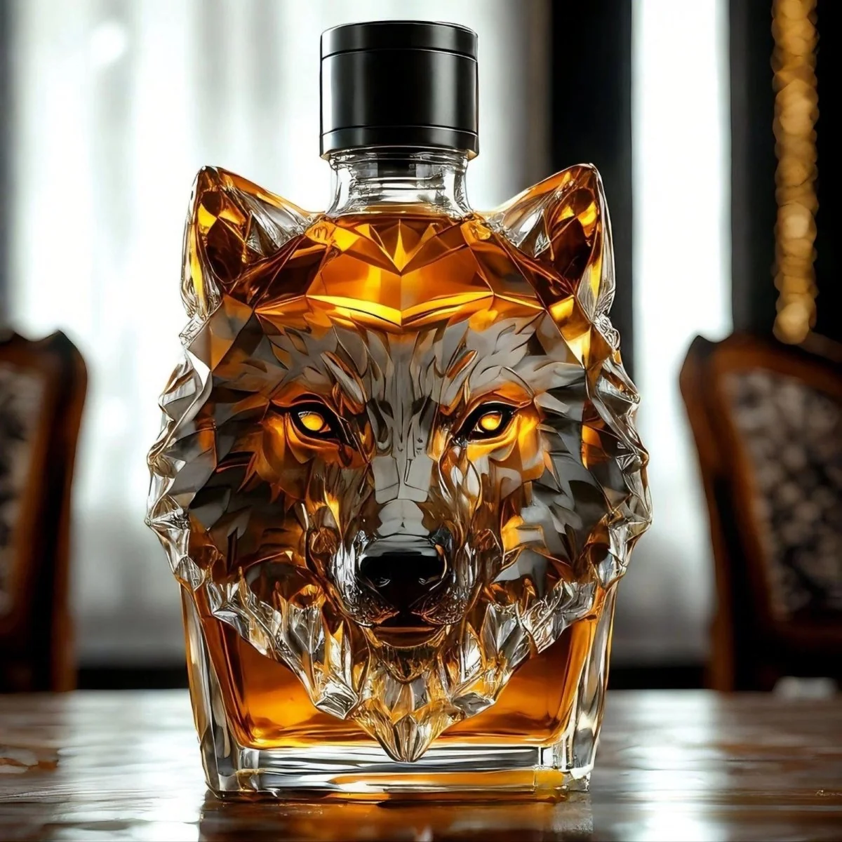 Rebellischer Whiskey-Dekanter