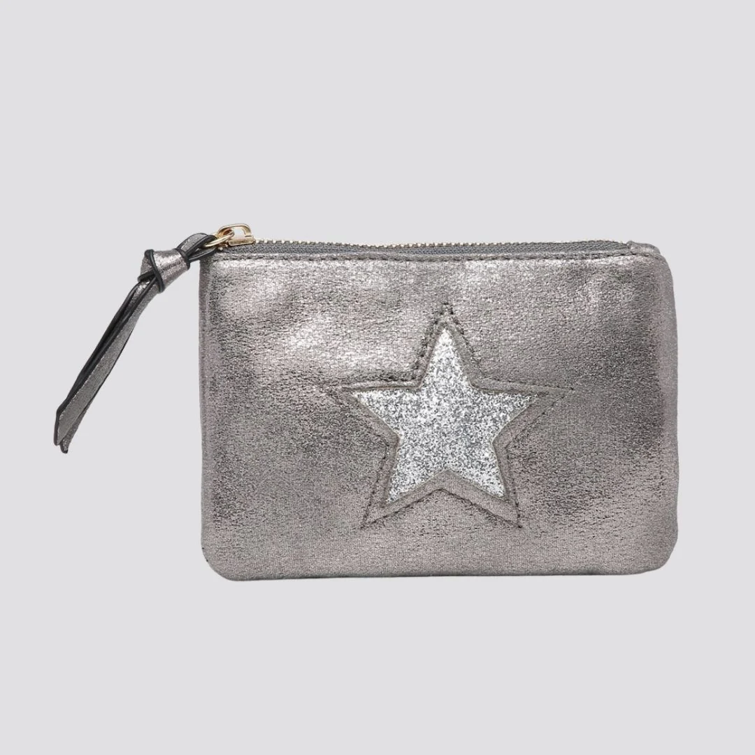 Star Coin Purse | Grey