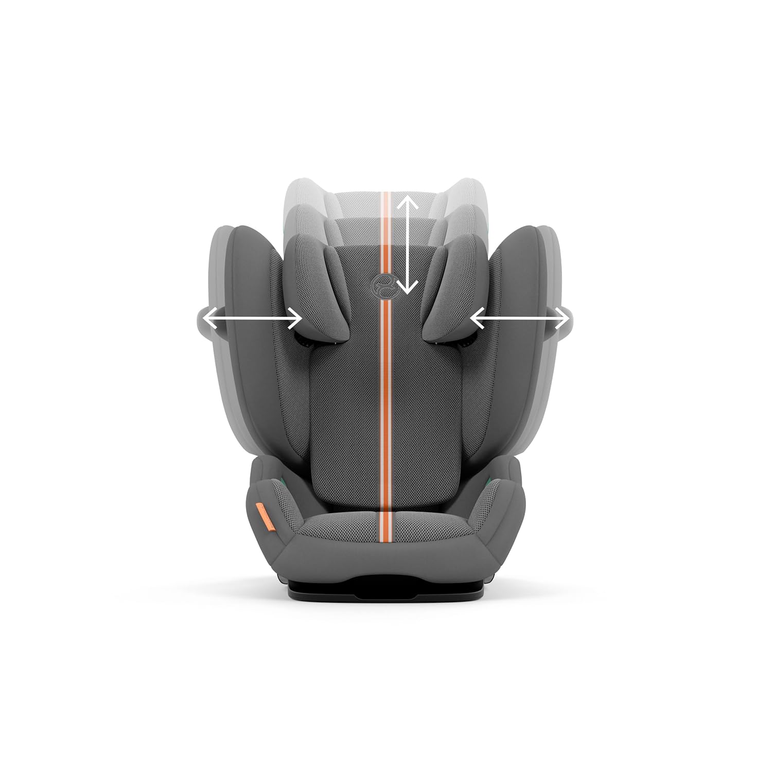 CYBEX Gold Kinder-Autositz Solution G i-Fix, F��r Autos mit und ohne ISOFIX, Ab ca. 3 bis 12 Jahre (100 - 150 cm), Ab ca. 15 bis 50 kg, Lava Grey