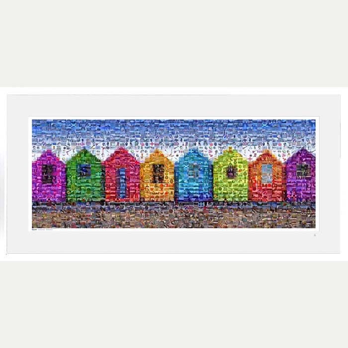Beach Huts Art - Rec