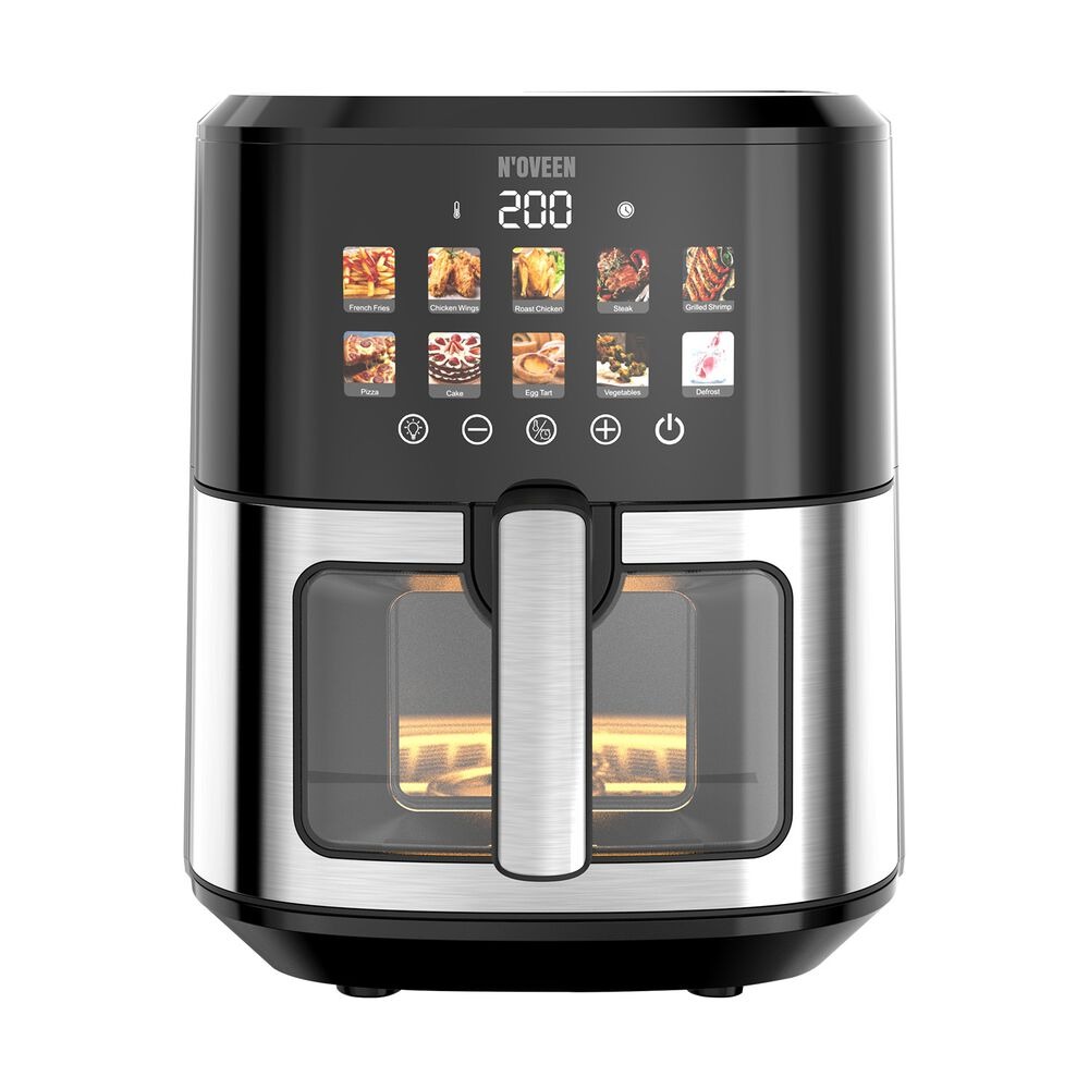 Air Fryer Frytkownica beztłuszczowa z okienkiem Noveen AF780 X-Line, 1700 W, 6,5 l, czarna