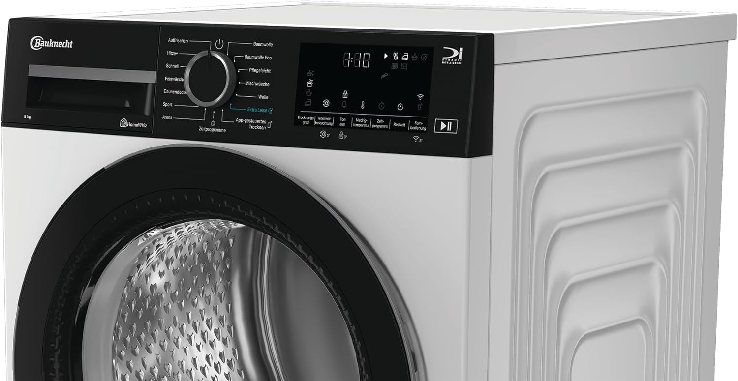 Bauknecht BDSV 8A WB Wärmepumpentrockner / 8 kg/EEK A/Precision Dry/Adaptive Dry/Silent Spin/HomeWhiz, weiß
