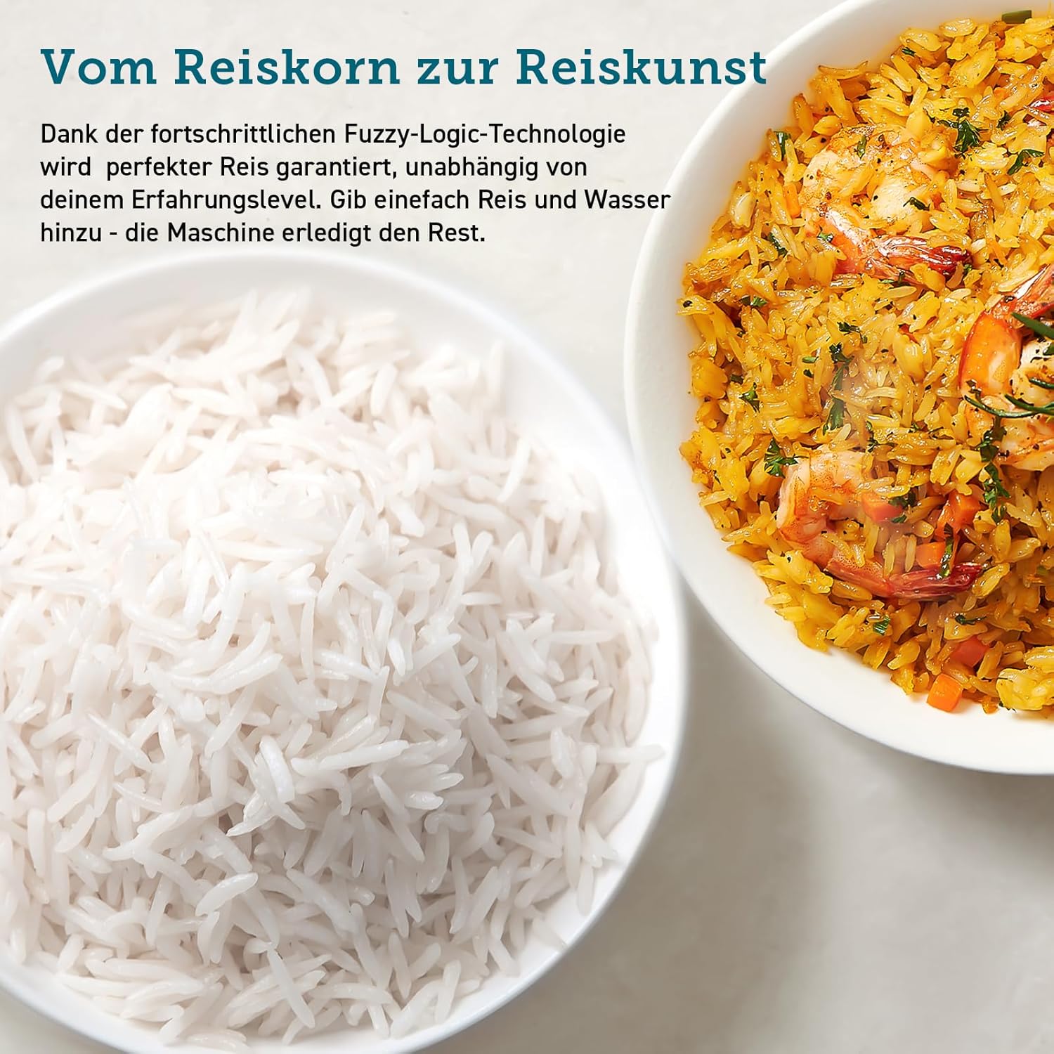 COSORI Reiskocher, Multikocher mit 17 Programme, Rice Cooker 1,8 L, Fuzzy-Logik, Dampfgarer mit Edestahleinsatz, Rezeptbuch, Slow Cooker, Premium Innentopf, Warmhaltefunktion, Timer, Schwarz
