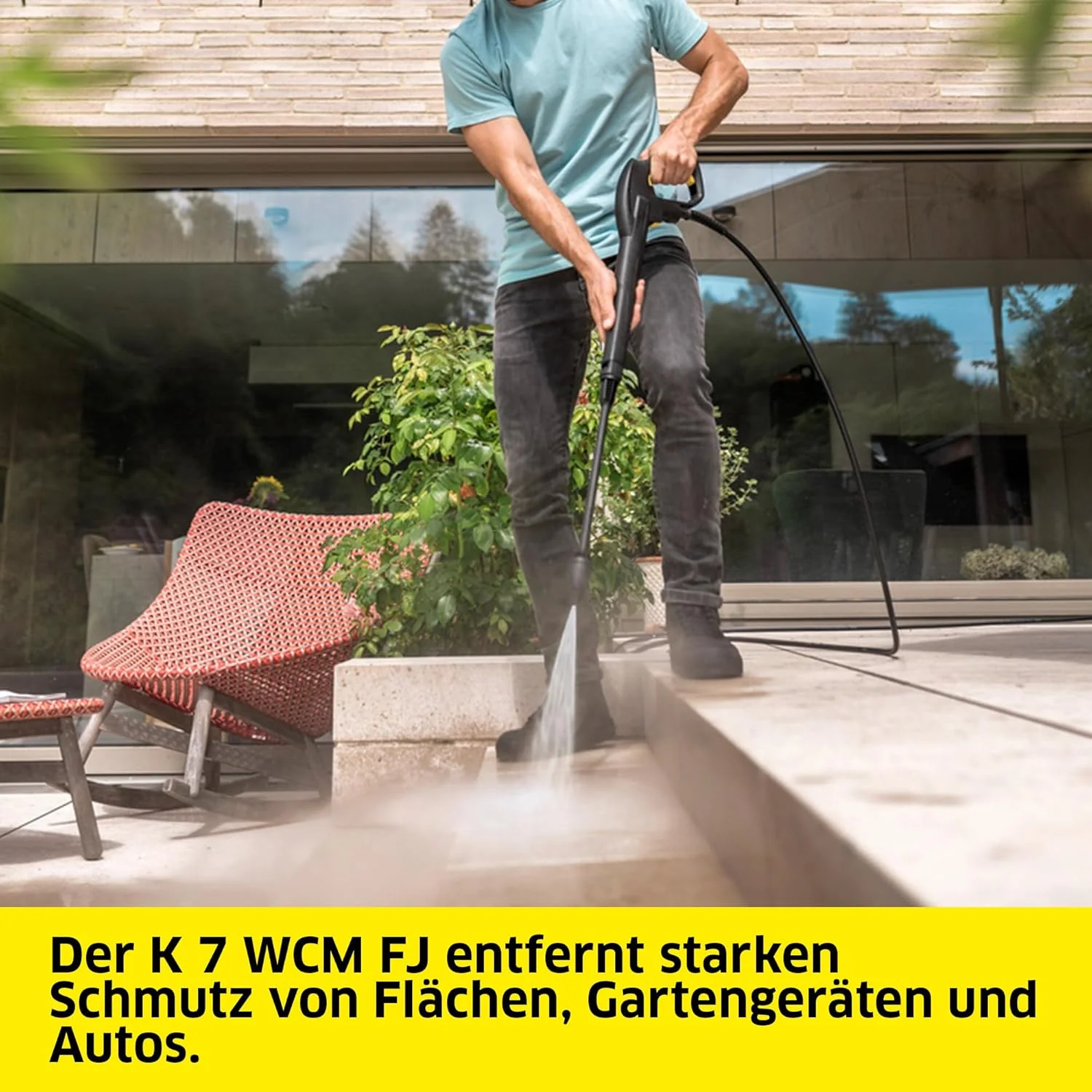 K?rcher hogedrukreiniger K 7 Premium Power Flex, druk: max. 180 bar, wateropbrengst: 600 l/u, oppervlakteprestatie: 60 m2/u, gewicht: 17,9 kg, Flex-hogedrukslang, vuilfrees, spuitlans