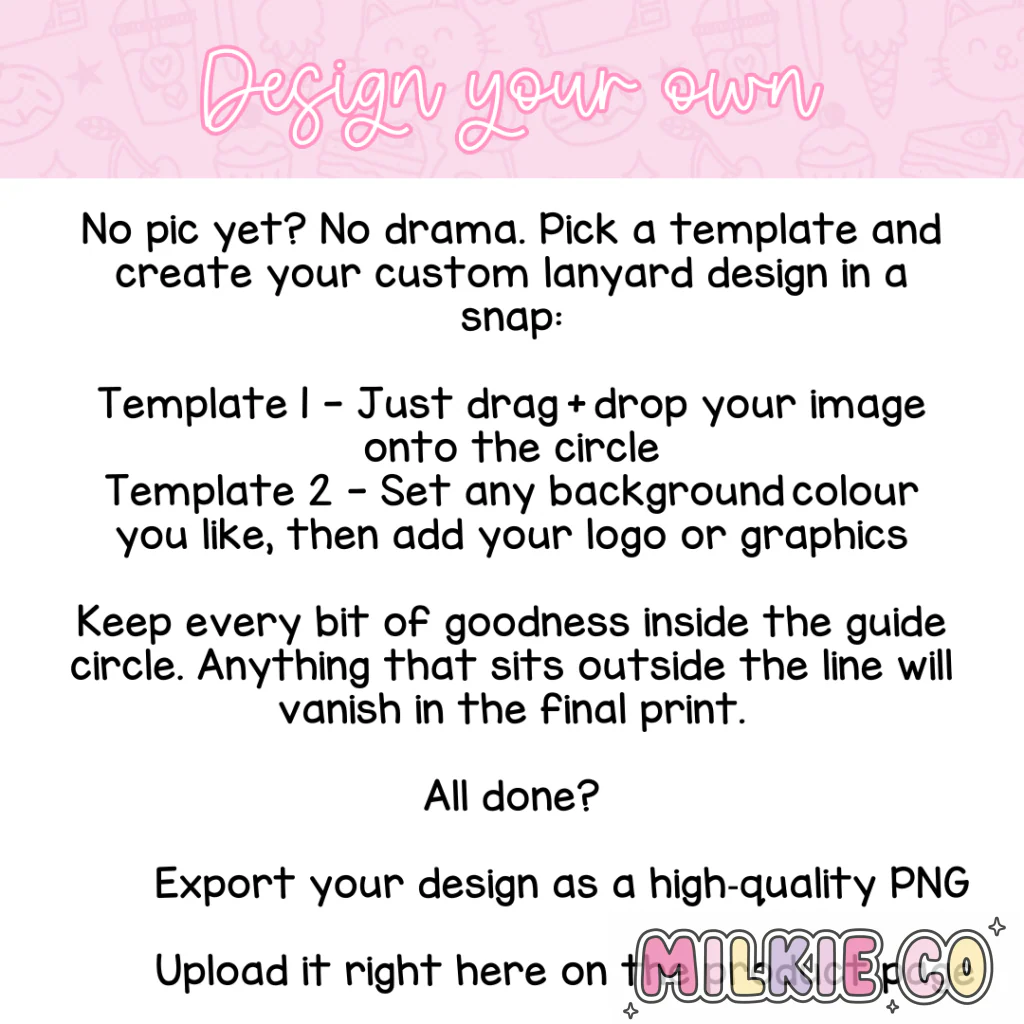 Create your own: Personalised Lanyard