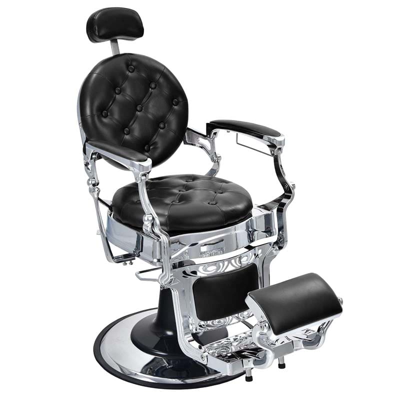Vintage Barber Chair Height Adjustable Hairdressing Chair, 360�� Swivel Reclining Makeup Hair Salon Chair for Hair Stylist