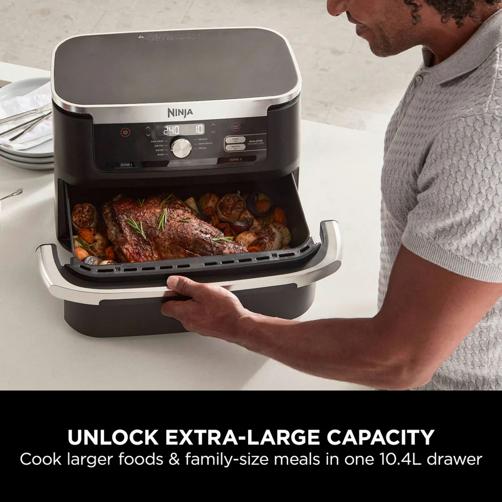 2025 Ninja Foodi FlexDrawer Luchtfriteuse 10,4L Zwart