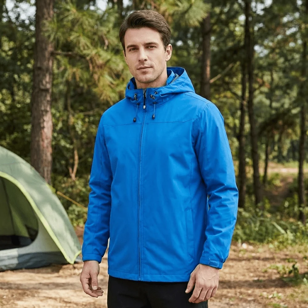 Wasserdichte atmungsaktive Regenjacke