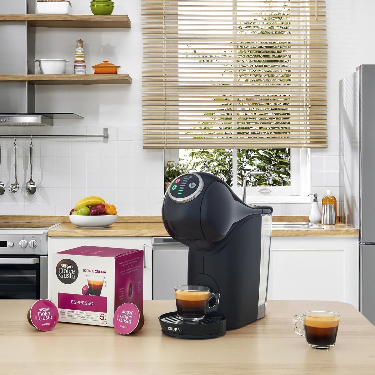 NESCAF DOLCE GUSTO MINI ME by KRUPS arctic-grey/ schwarz automatische Kaffeekapselmaschine